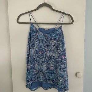 Silk summer tank top